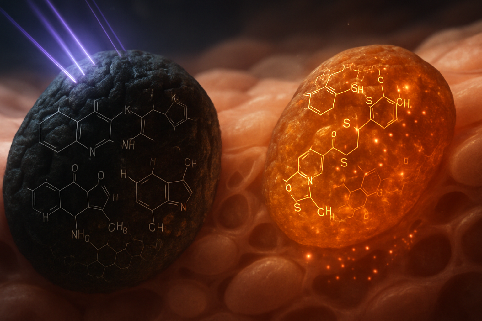 Eumelanin vs. Pheomelanin: Structural Differences and Their Biophysical Outcomes