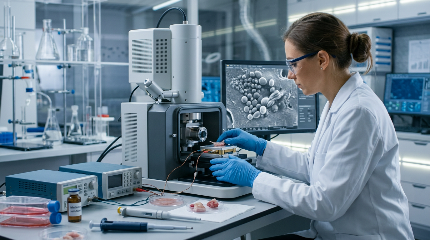 Melanin's Hidden Resonance: How Mechanical Vibrations May Unlock New Cellular Communication Pathways