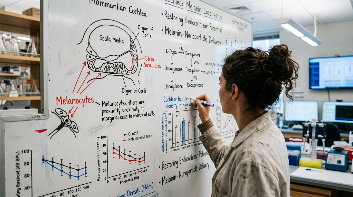 What If Enhancing Melanin in the Inner Ear Could Restore Hearing Loss?