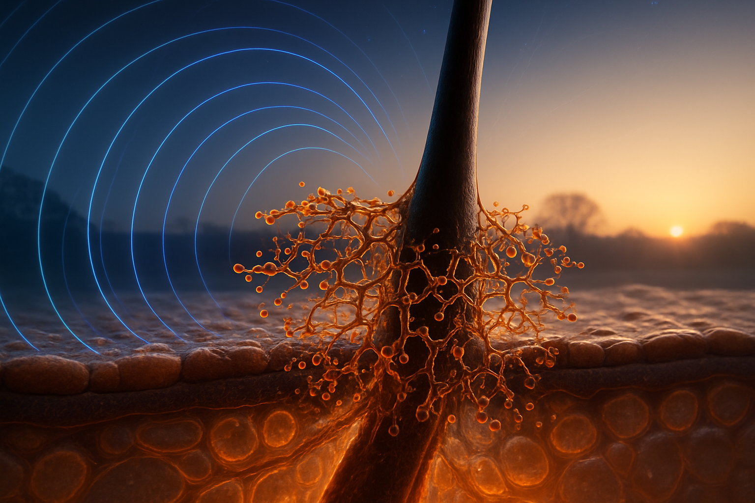 What If Melanin Acts as a Biological Antenna for Environmental Electromagnetic Information?