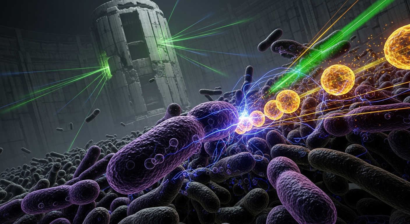 What If Melanin-Producing Bacteria Could Remediate Radioactive Contamination?